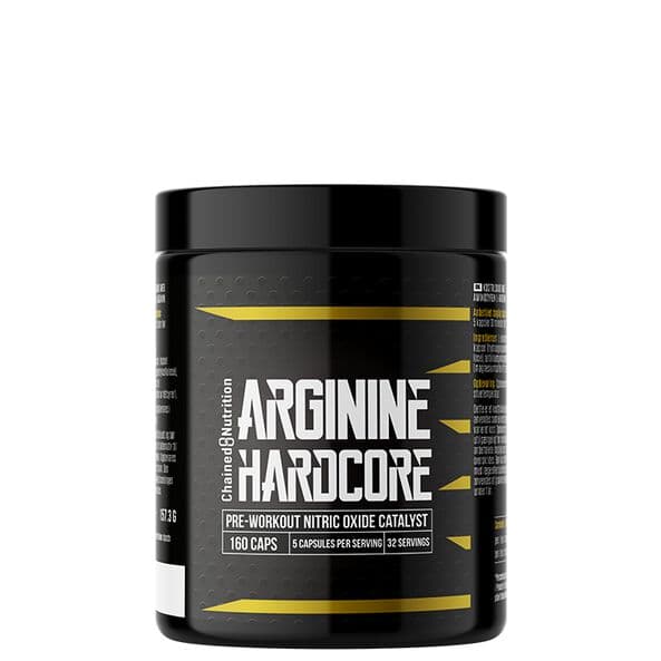 Chained Nutrition Arginine Hardcore PWO, 160 kapsler