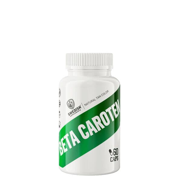 Swedish Supplements Betakaroten, 60 kapsler