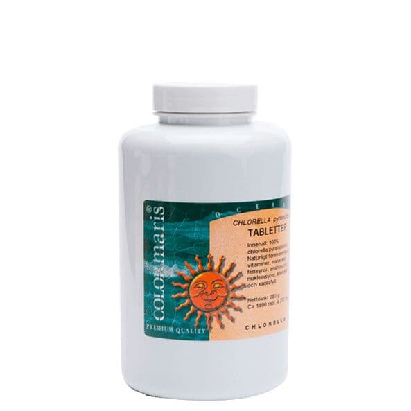 Colomaris Chlorella, 1400 tabletter
