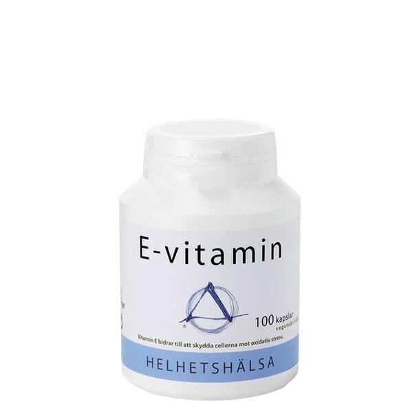 Helhetshälsa E-vitamin, 100 kapsler