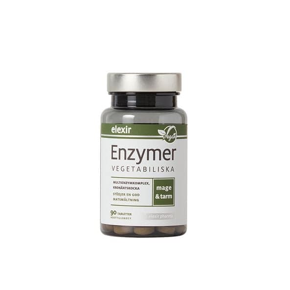 Elexir Pharma Enzymer, 90 tabletter