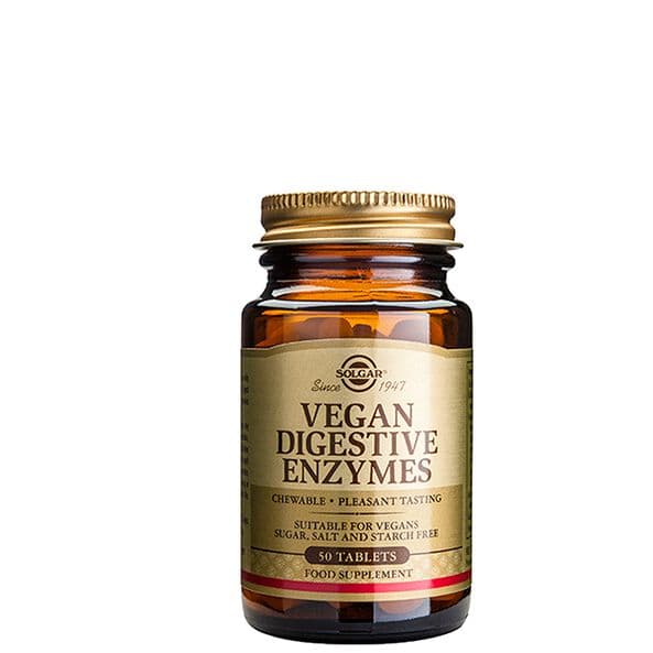 Solgar Vegan Digestive Enzymes, 50 tabletter
