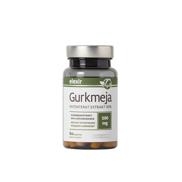 Elexir Pharma Gurkemeje 500 mg, 60 tabletter