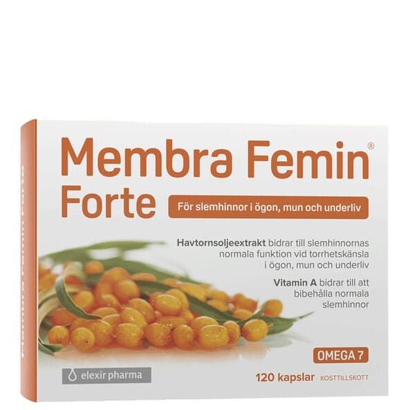 Elexir Pharma Membra Femin Forte, 120 kapsler