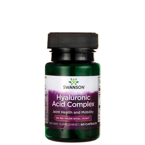 Swanson Hyaluronsyra Complex 33 mg, 60 kapsler