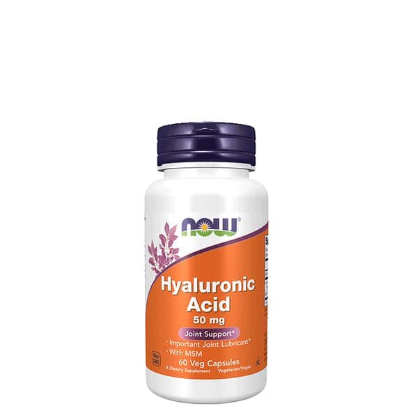 Now Foods Hyaluronic Acid 50 mg, 60 vegetabilske kapsler