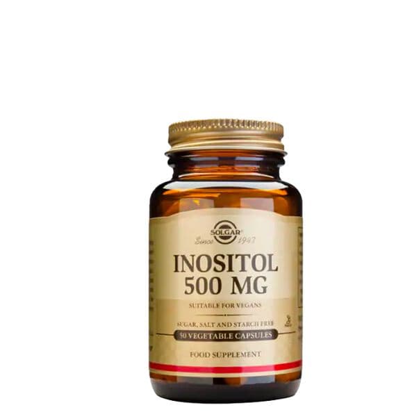 Solgar Inositol 500 mg, 50 kapsler