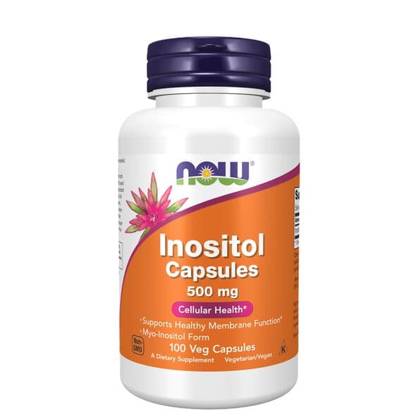 Now Foods Inositol 500 mg, 100 kapsler