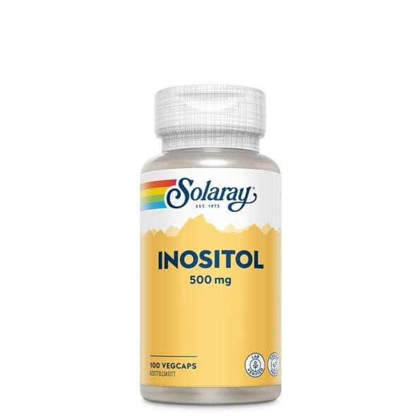 Solaray Inositol 500 mg, 100 kapsler