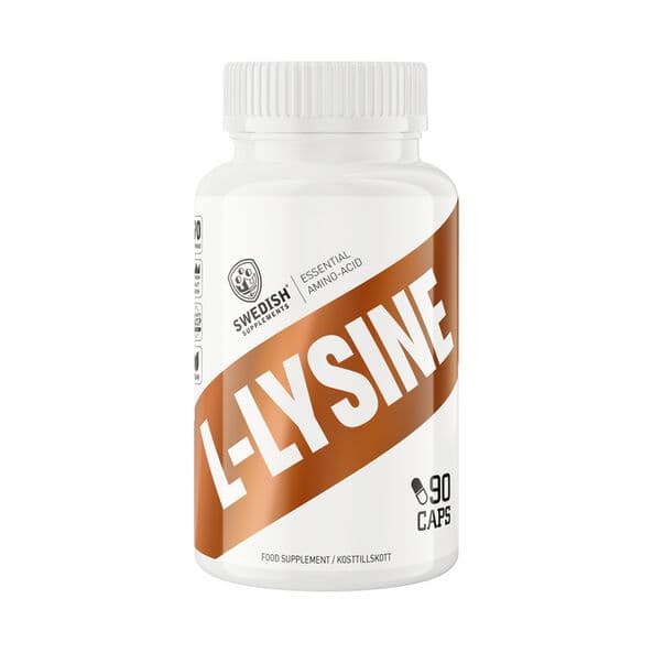 Swedish Supplements L-lysine, 90 kapsler