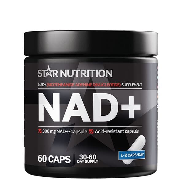 Star Nutrition NAD+ 300 mg, 60 kapsler