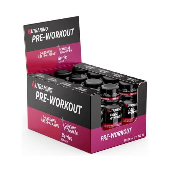 Nutramino PWO Shot, 12 x 60 ml