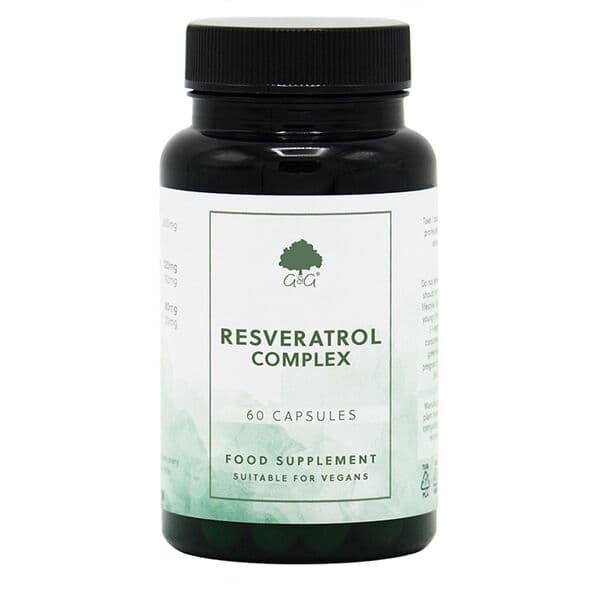 G&G Vitamins Resveratrol Complex, 60 kapsler
