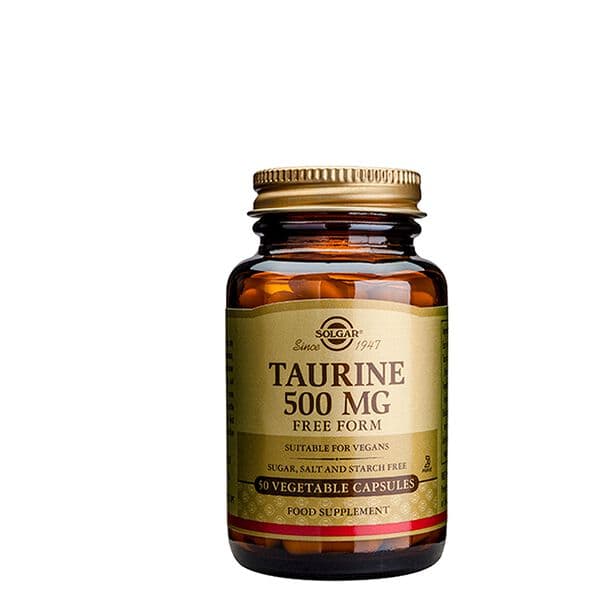 Solgar Taurine 500 mg, 50 kapsler