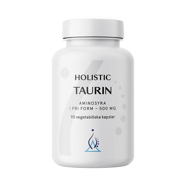Holistic Taurin 500 mg, 90 kapsler