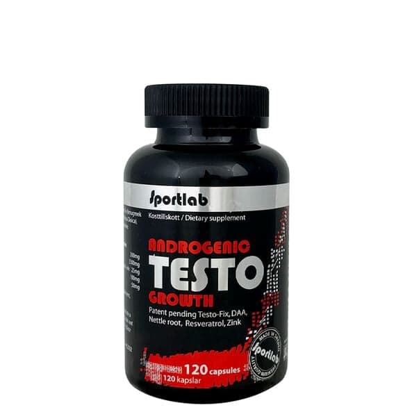 SportLab Androgenic Testo Growth, 120 kapsler