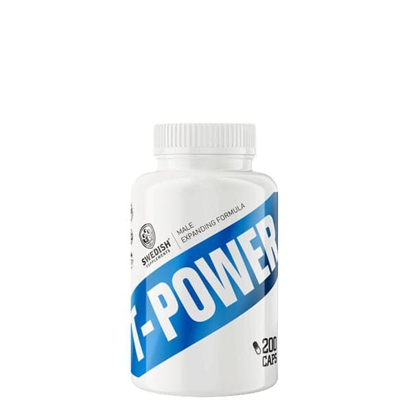Swedish Supplements T-Power Testo, 200 kapsler