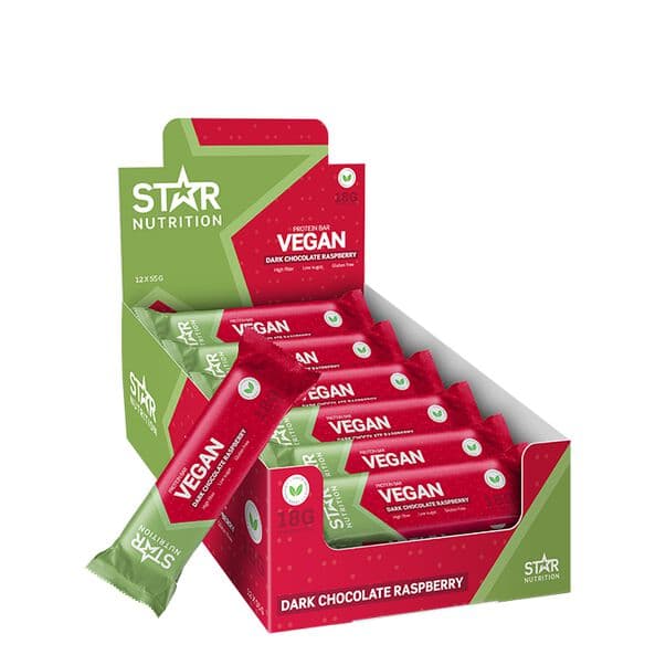 Star Nutrition Vegan Protein Bar, 12 x 55 g