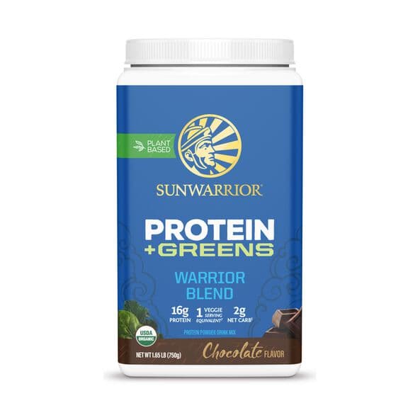 Sunwarrior Warrior Blend + Greens Organic, 750 g