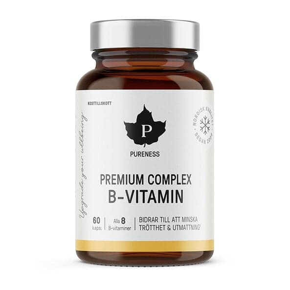 Pureness Premium Complex B-vitamin, 60 kapsler