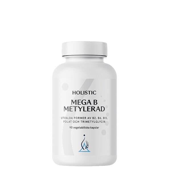 Holistic Mega B Metylerad, 90 kapsler