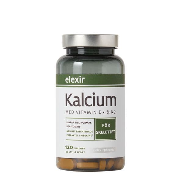 Elexir Pharma Kalcium, 120 tabletter