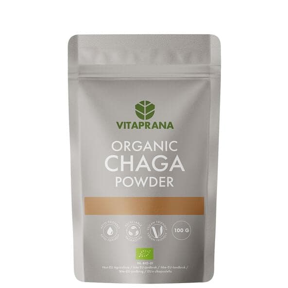 Vitaprana Økologisk Chaga Pulver, 100 g