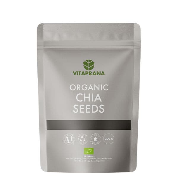 Vitaprana Økologiske Chiafrø, 300 g