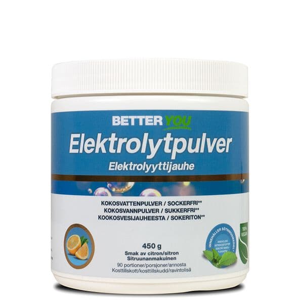 Better You Elektrolytpulver Citron, 450 g