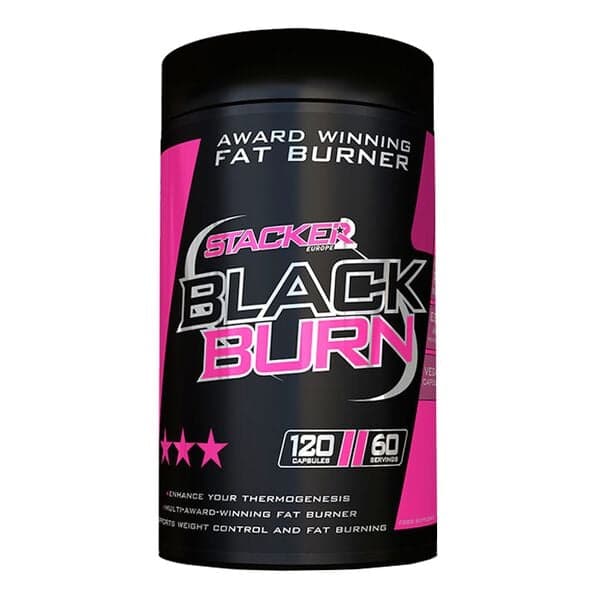 STACKER2Europe Black Burn Fedtforbrænder, 120 kapsler