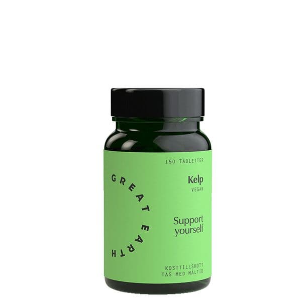 Great Earth Kelp 225 mcg, 150 tabletter