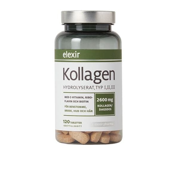 Elexir Pharma Kollagen, 120 tabletter