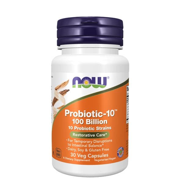 Now Foods Probiotic-10 100 Billion, 30 kapsler