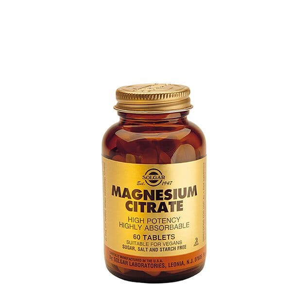 Solgar Magnesium Citrate, 120 tabletter