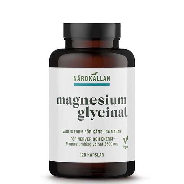 Närokällan Magnesiumglycinat, 120 kapsler