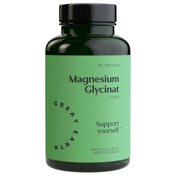 Great Earth Magnesiumglycinat, 90 kapsler