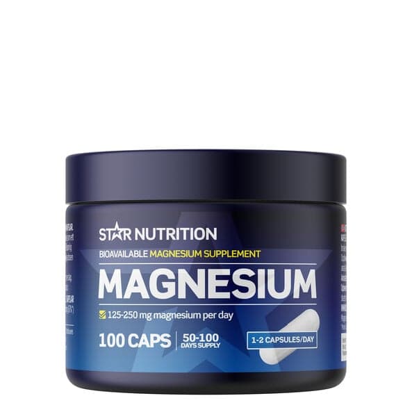 Star Nutrition Magnesium, 100 kapsler