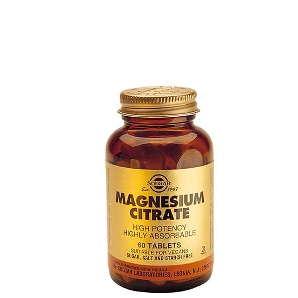 Solgar Magnesium Citrate, 120 tabletter