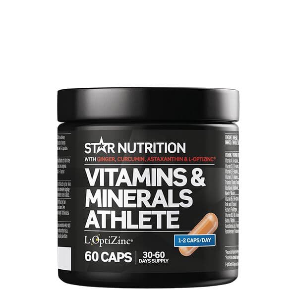 Star Nutrition Ultimate Vitamins & Minerals Athlete, 60 kapsler