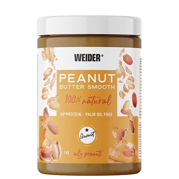 Weider Jordnøddesmør, 1 kg, Smooth