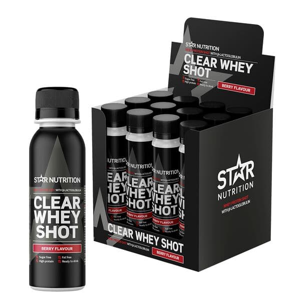 Star Nutrition Clear Whey Protein Shot, 12 x 100 ml