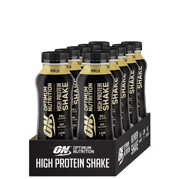 Optimum Nutrition High Protein Shake, 10 x 500 ml