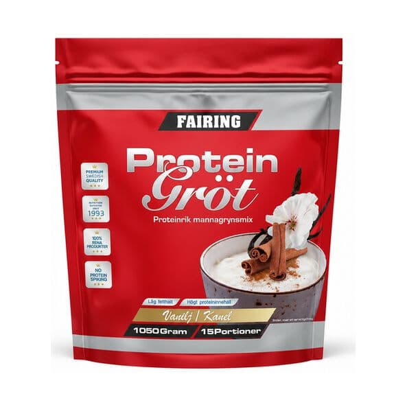 Fairing Proteingrød, 1050 g, vanilje og kanel