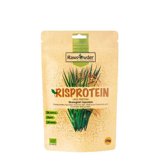 Rawpowder Økologisk Risprotein, 250 g