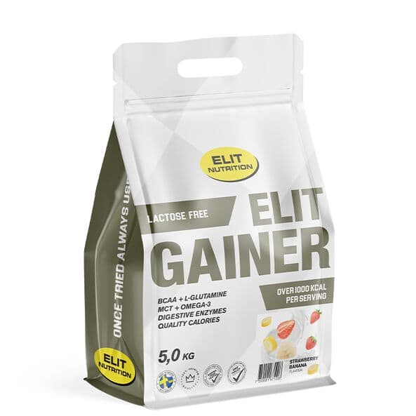 Elit Nutrition Gainer Laktosefri, 5 kg