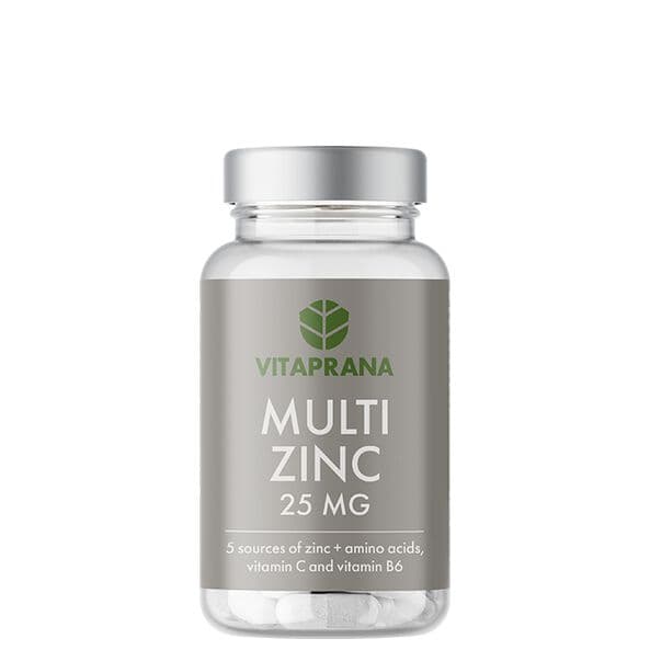 Vitaprana Multi Zinc 25 mg, 110 kapsler
